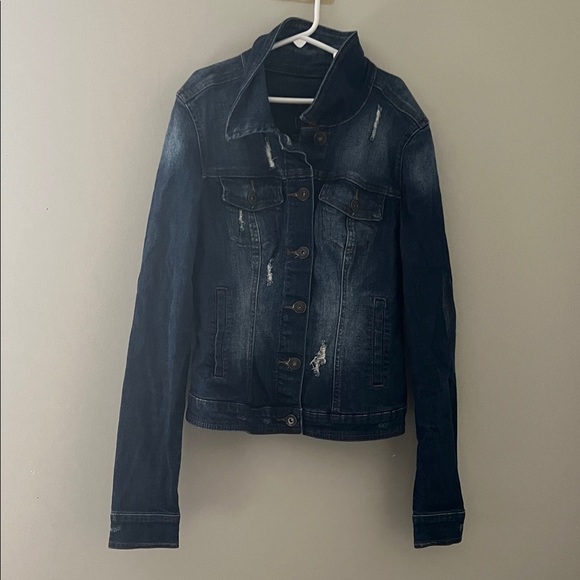 G by Guess Dark Blue Denim Jacket - Picture 1 of 3